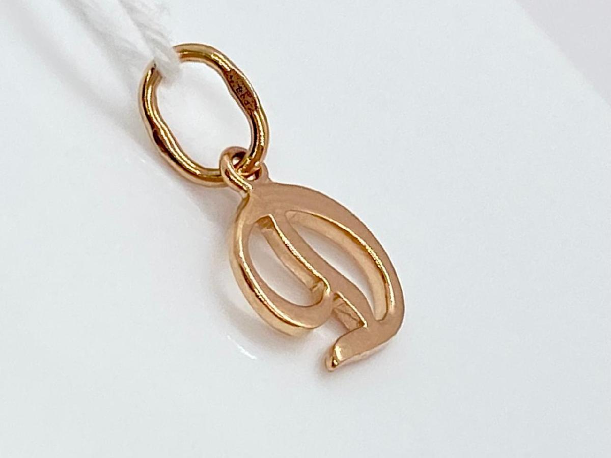 ПОДВЕСКА БУКВА Д Au 585