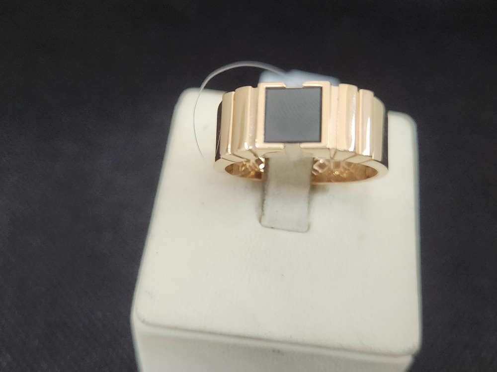 КОЛЬЦО ПЕЧАТКА с камнем (Au 585)