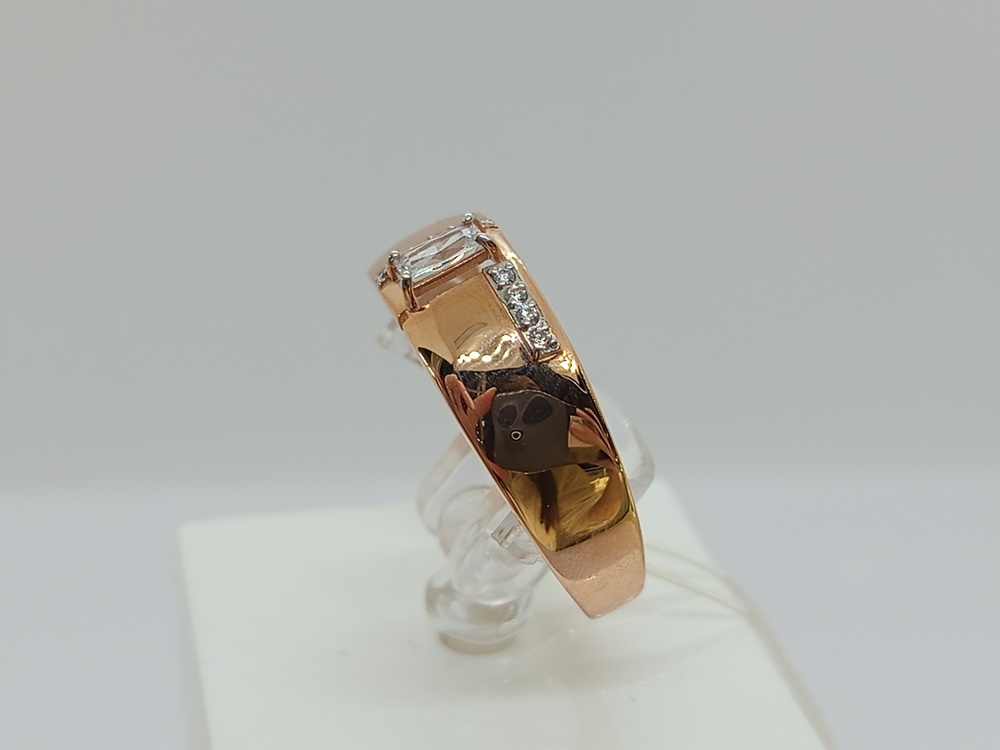 КОЛЬЦО С КАМНЯМИ (Au 585)