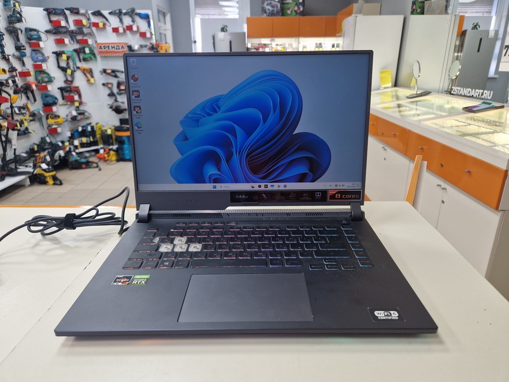 Ноутбук ASUS Rog Strix G513IE-HN004T; Ryzen 7 4800H, GeForce RTX 3050 Ti, 16 Гб, 512 GB, Нет