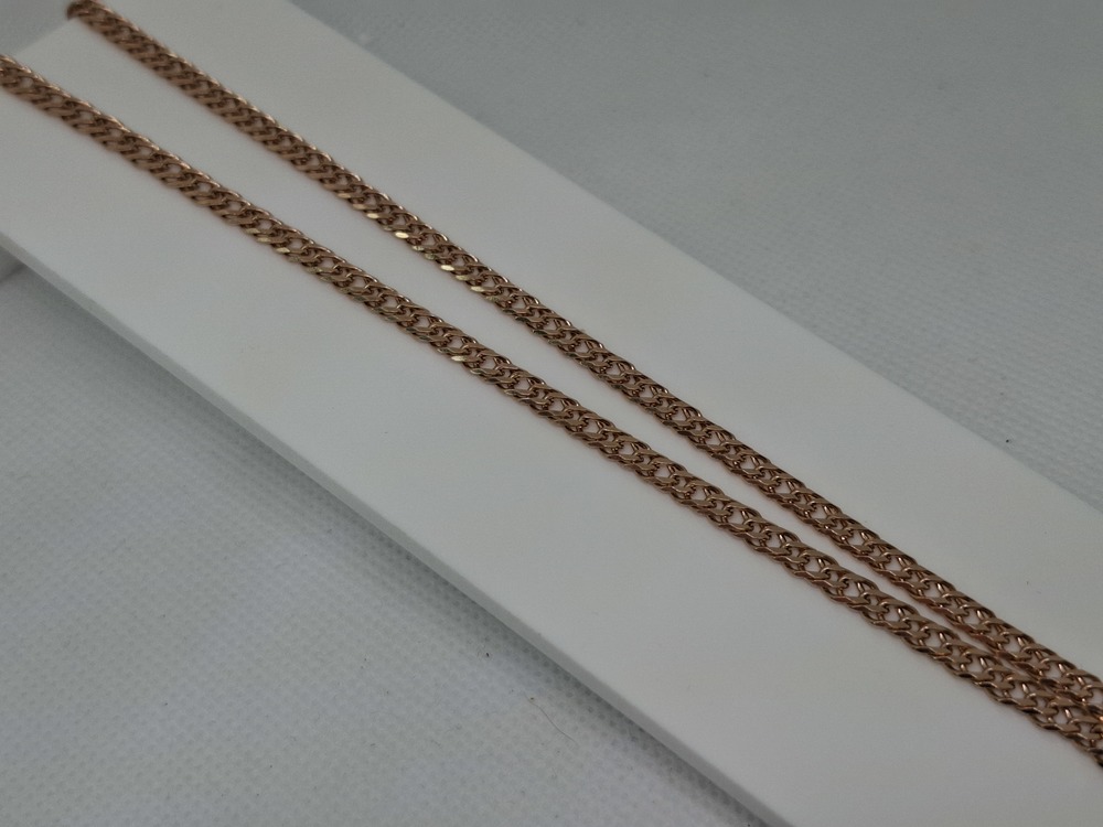 ЦЕПЬ ПОЛНОВЕСНАЯ Ромб двойной (Au 585)