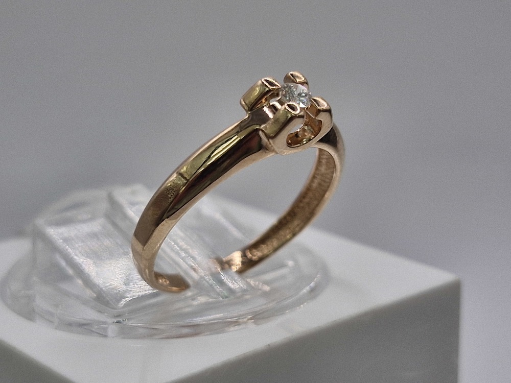 КОЛЬЦО БРИЛЛИАНТ Au 585