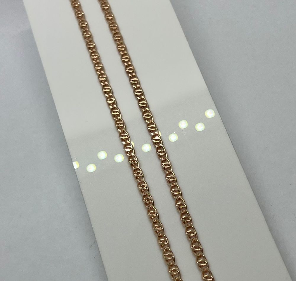 ЦЕПЬ ПУСТОТЕЛАЯ Птичий глаз(глаз пантеры) (Au 585)