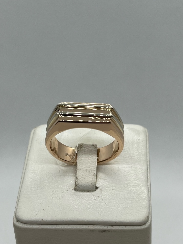 КОЛЬЦО ПЕЧАТКА без камня (Au 585)