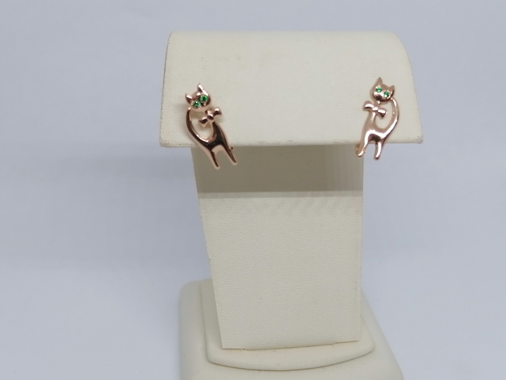 СКМИ585 СЕРЬГИ С КАМНЯМИ (Au 585)