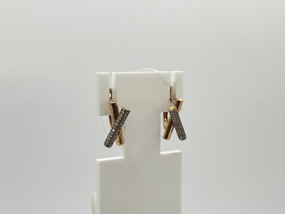 СЕРЬГИ С КАМНЯМИ (Au 585)