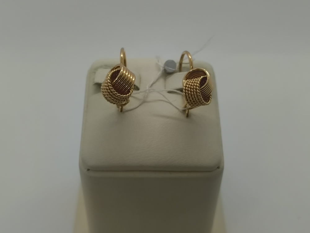 СЕРЬГИ БЕЗ КАМНЯ (Au 583)