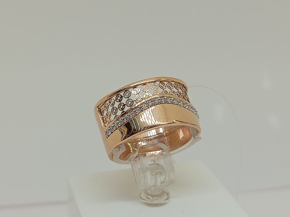 КОЛЬЦО С КАМНЯМИ (Au 585) КОЛЬЦО С КАМНЯМИ (Au 585)