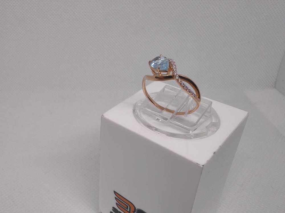 КОЛКМИ585 КОЛЬЦО С КАМНЯМИ (Au 585)