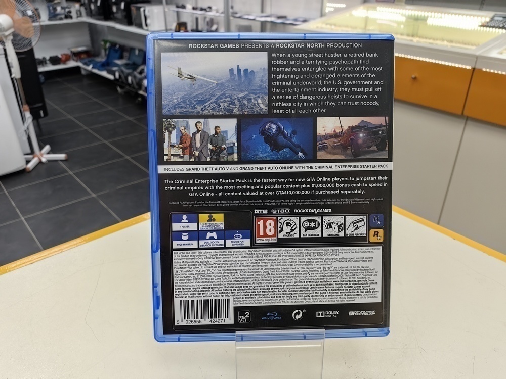 Игра Playstation 4 GTA 5