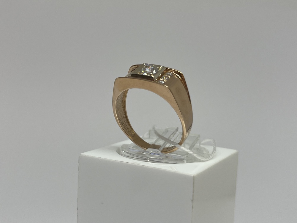 ПЕЧАТКА С КАМНЯМИ (Au 585)