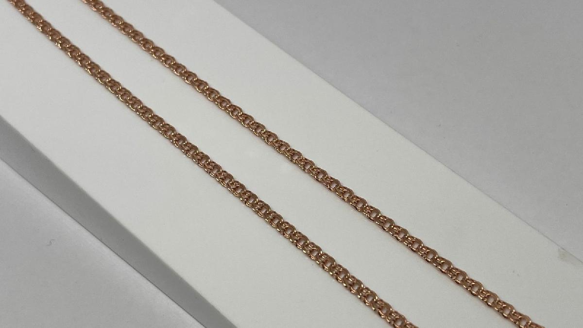 ЦЕПЬ ПУСТОТЕЛАЯ Бисмарк (Au 585)