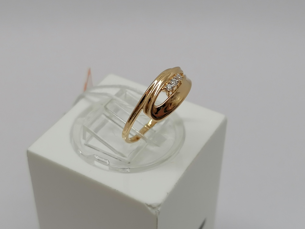 КОЛКМИ585 КОЛЬЦО С КАМНЯМИ (Au 585)