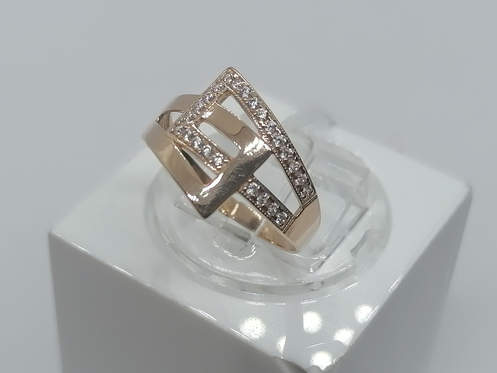 КОЛКМИ585 КОЛЬЦО С КАМНЯМИ (Au 585)