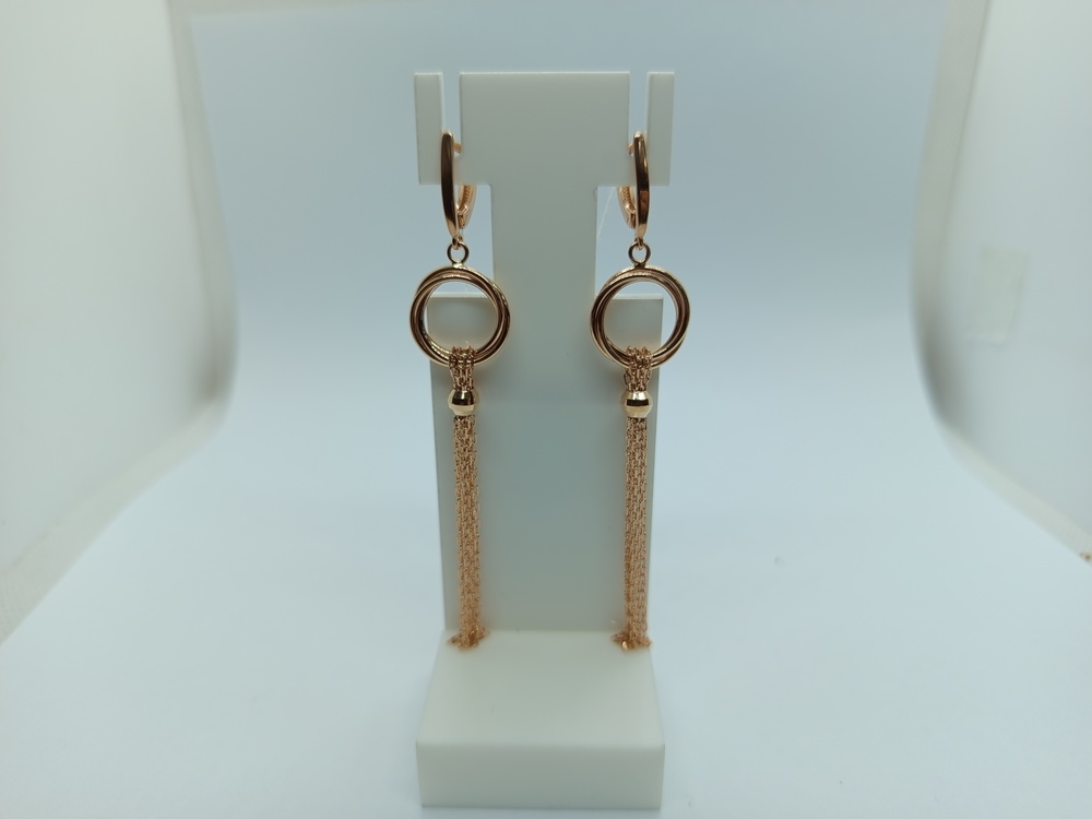 СЕРЬГИ БЕЗ КАМНЯ (Au 585)