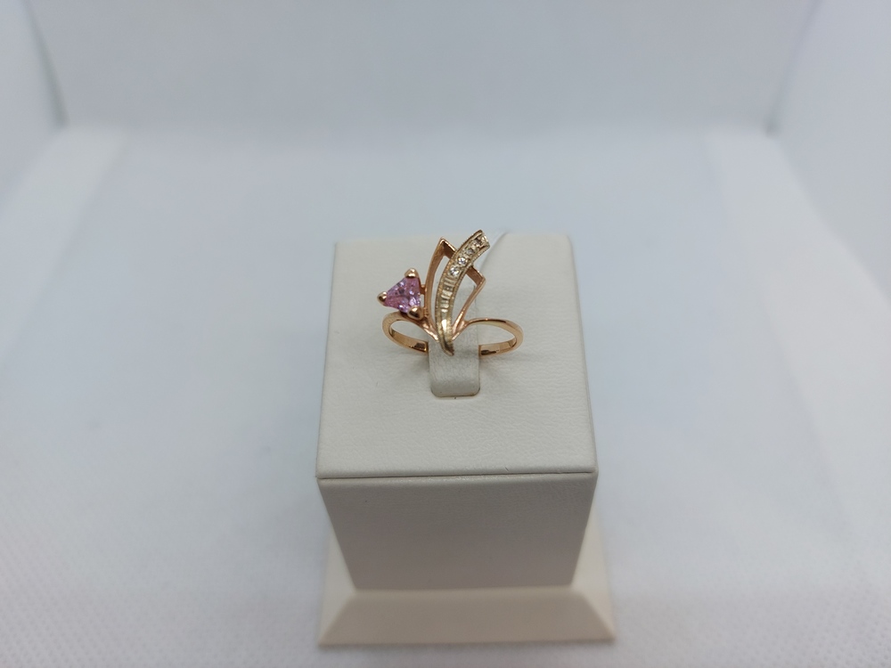 КОЛКМИ585 КОЛЬЦО С КАМНЯМИ (Au 585)