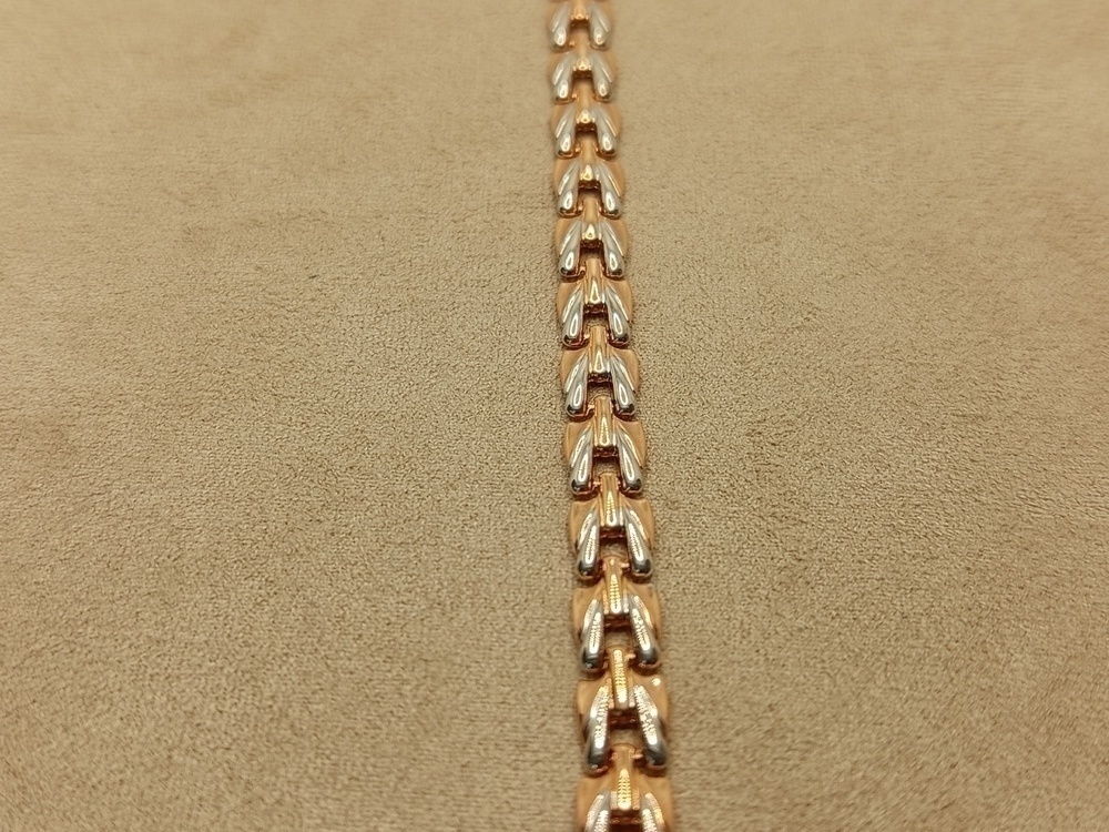 БРАСЛЕТ ПОЛНОВЕСНЫЙ Штамповка Au 585