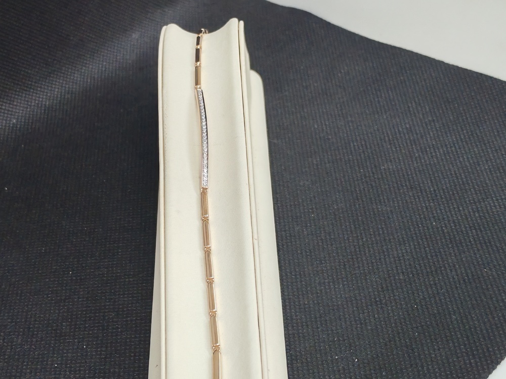 БРАСЛЕТ С КАМНЯМИ (Au 585)