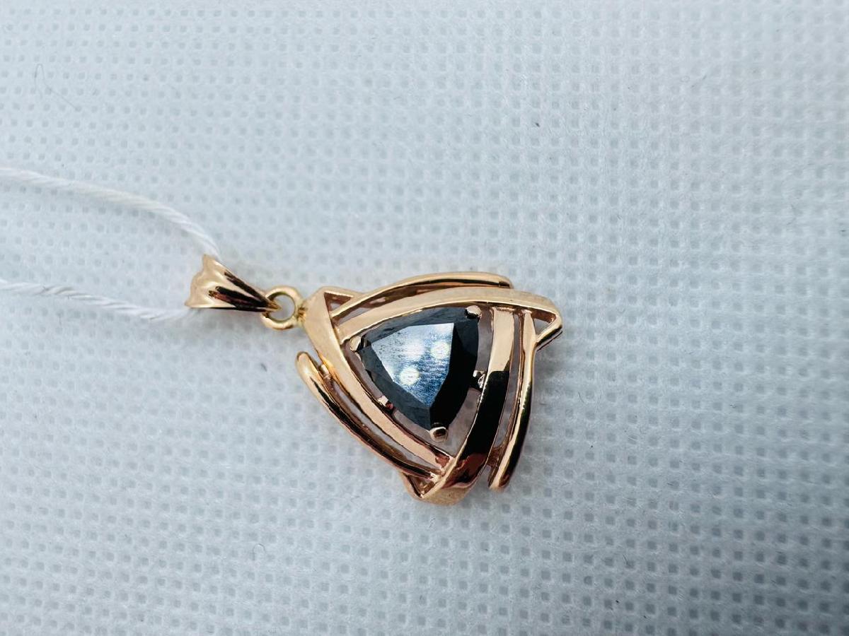 ПОДКМ585 ПОДВЕСКА С КАМНЕМ (Au 585)