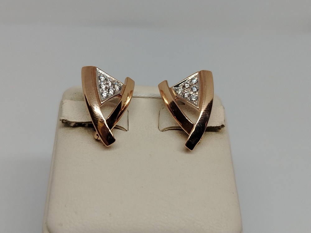 СЕРЬГИ С КАМНЯМИ (Au 585)