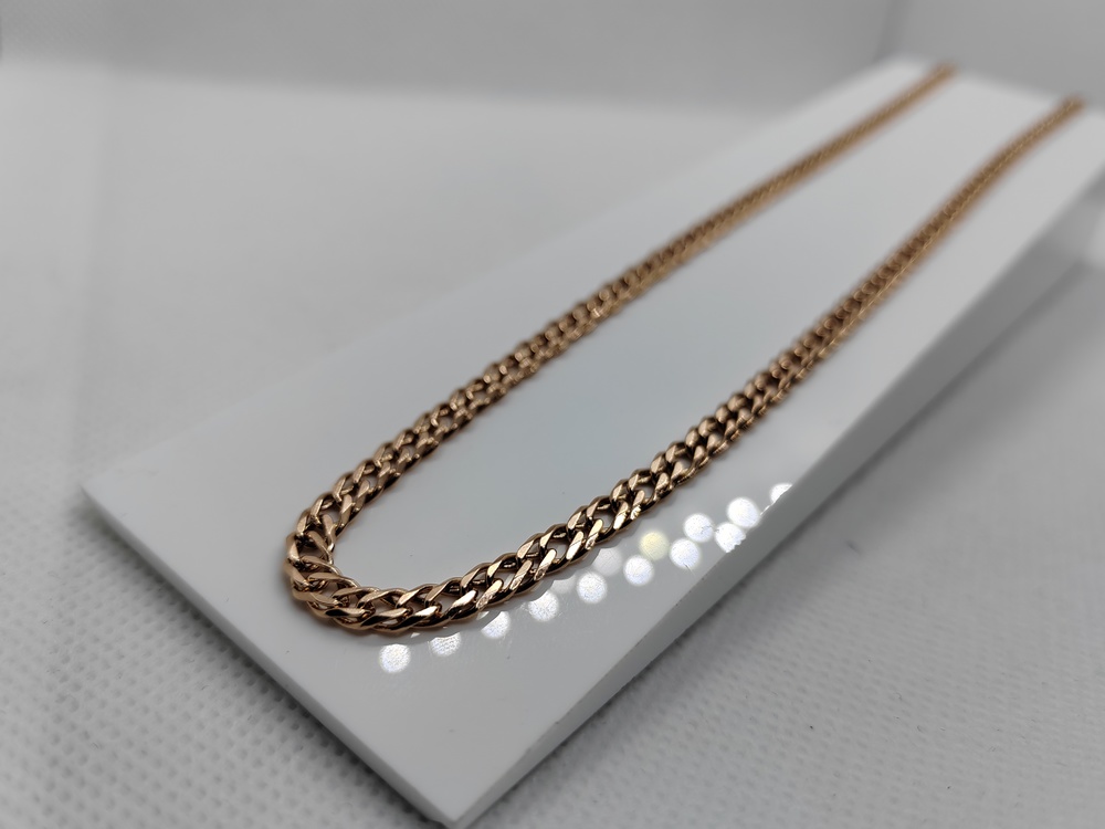 ЦЕПЬ ПОЛНОВЕСНАЯ Ромб двойной (Au 585)