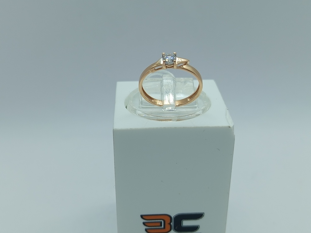 КОЛКМ585 КОЛЬЦО С КАМНЕМ (Au 585)