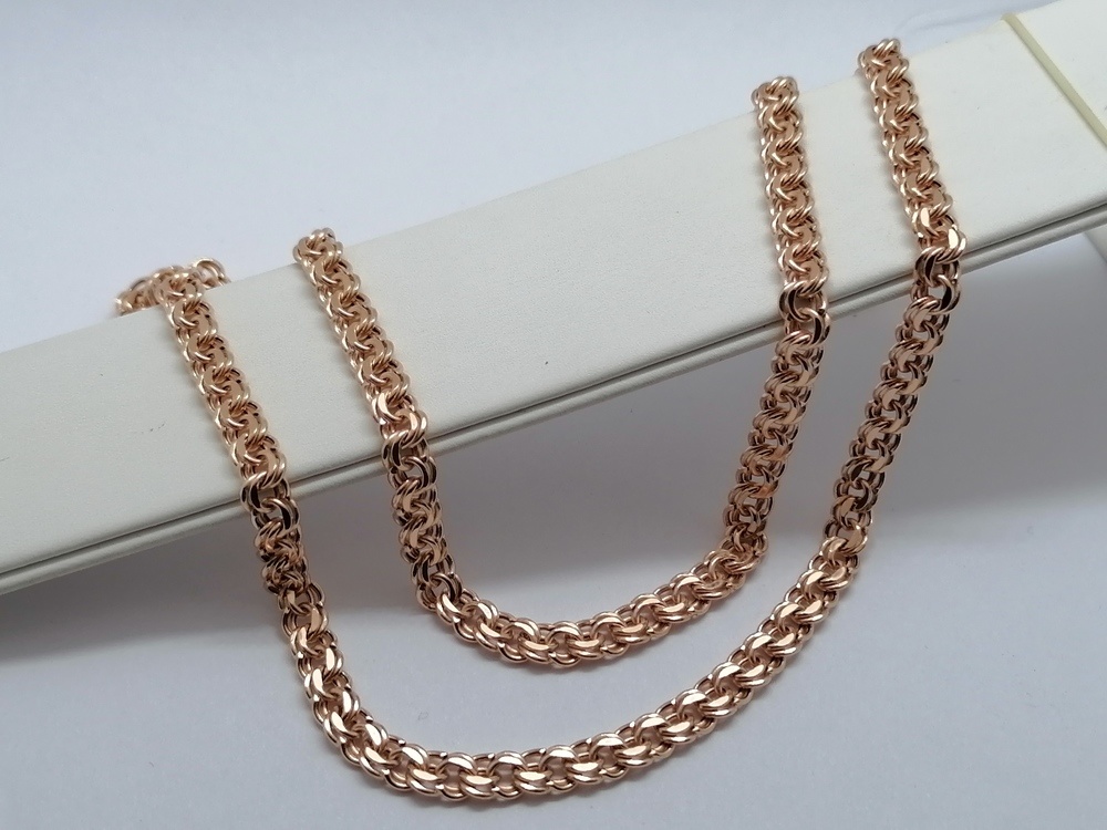 ЦЕПЬ ПУСТОТЕЛАЯ Бисмарк (Au 585)