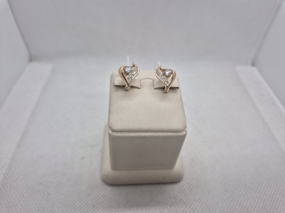 СКМИ585 СЕРЬГИ С КАМНЯМИ (Au 585)