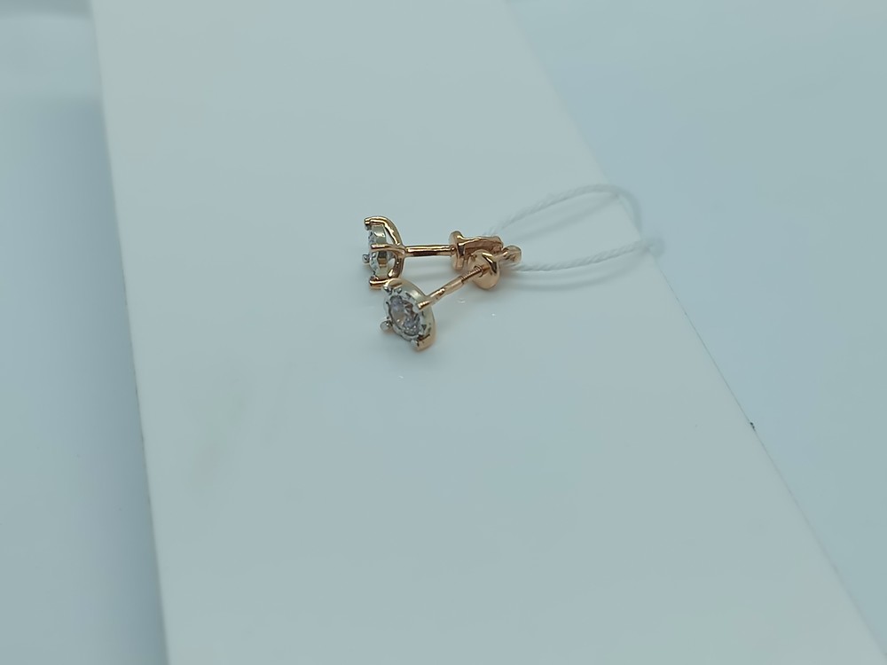 СПУС585 СЕРЬГИ ПУСЕТЫ (Au 585)