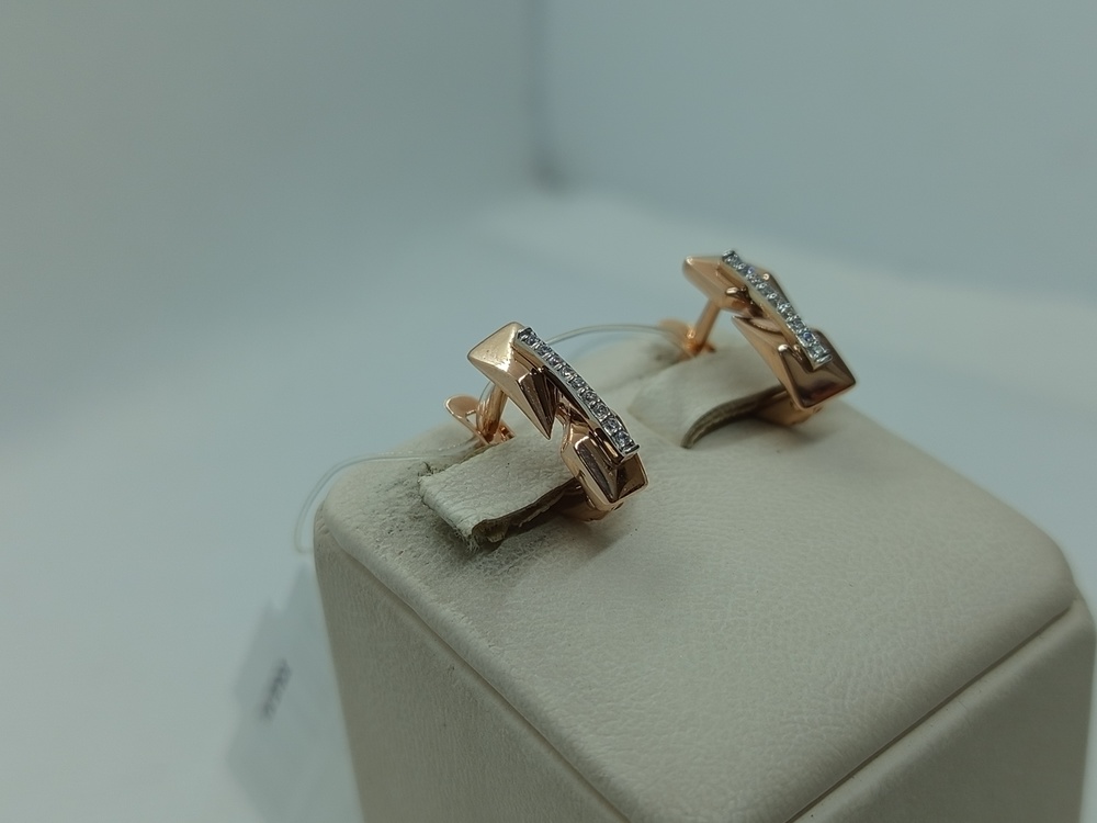 СЕРЬГИ С КАМНЯМИ (Au 585)