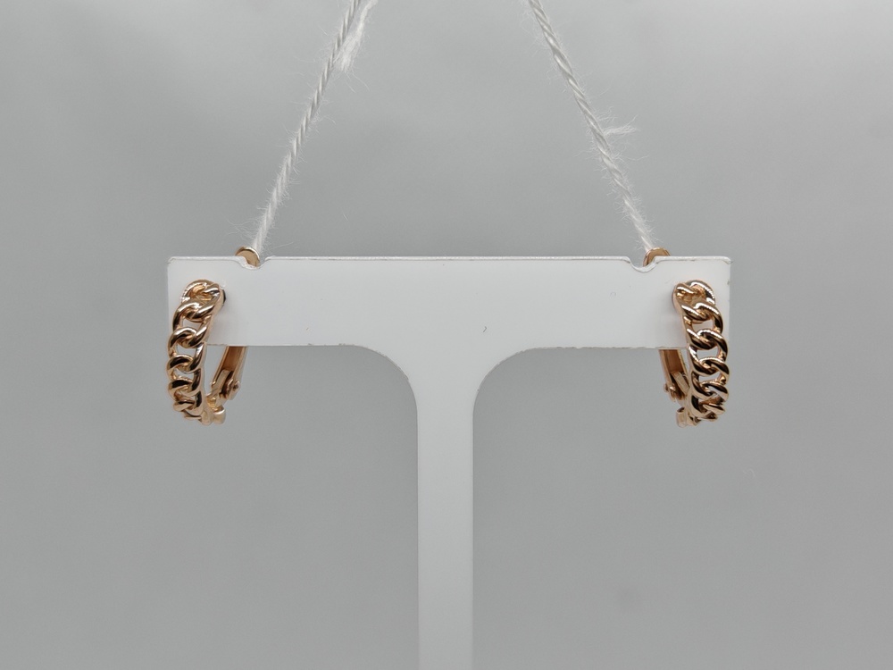 СЕРЬГИ БЕЗ КАМНЯ (Au 585)