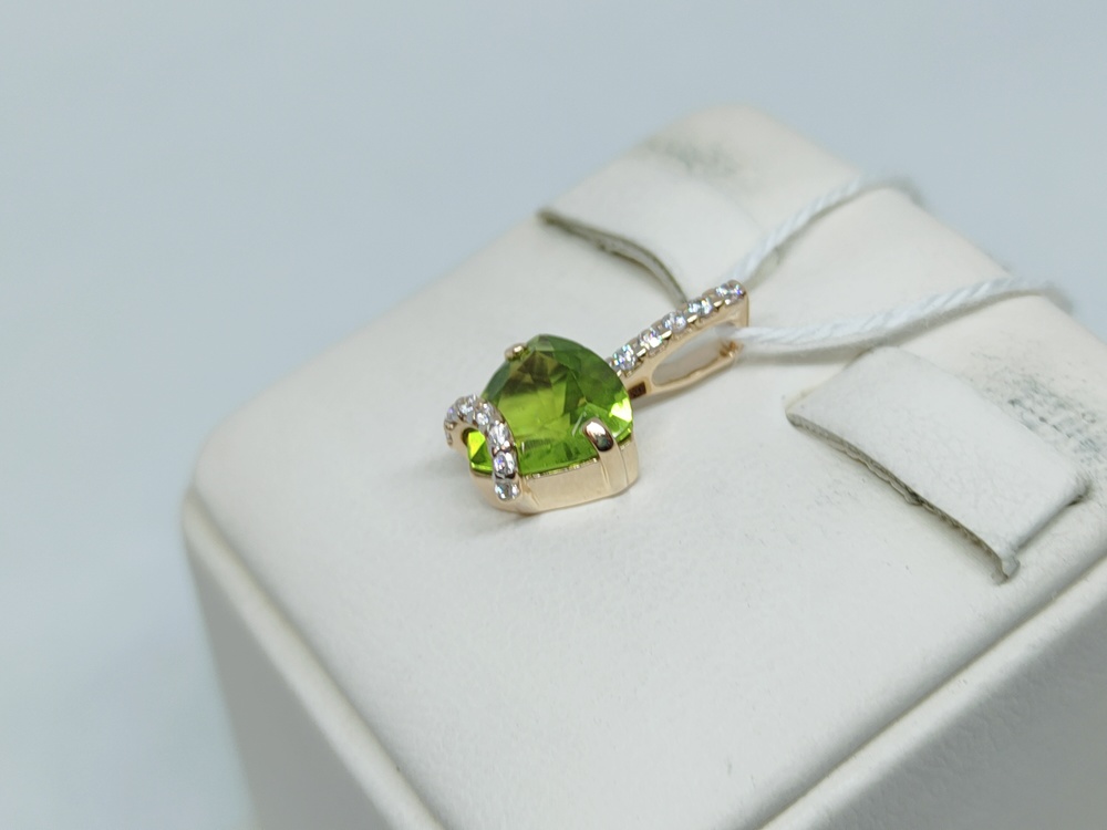 ПОДКМИ585 ПОДВЕСКА С КАМНЯМИ (Au 585) ПОДКМИ585 ПОДВЕСКА С КАМНЯМИ (Au 585)