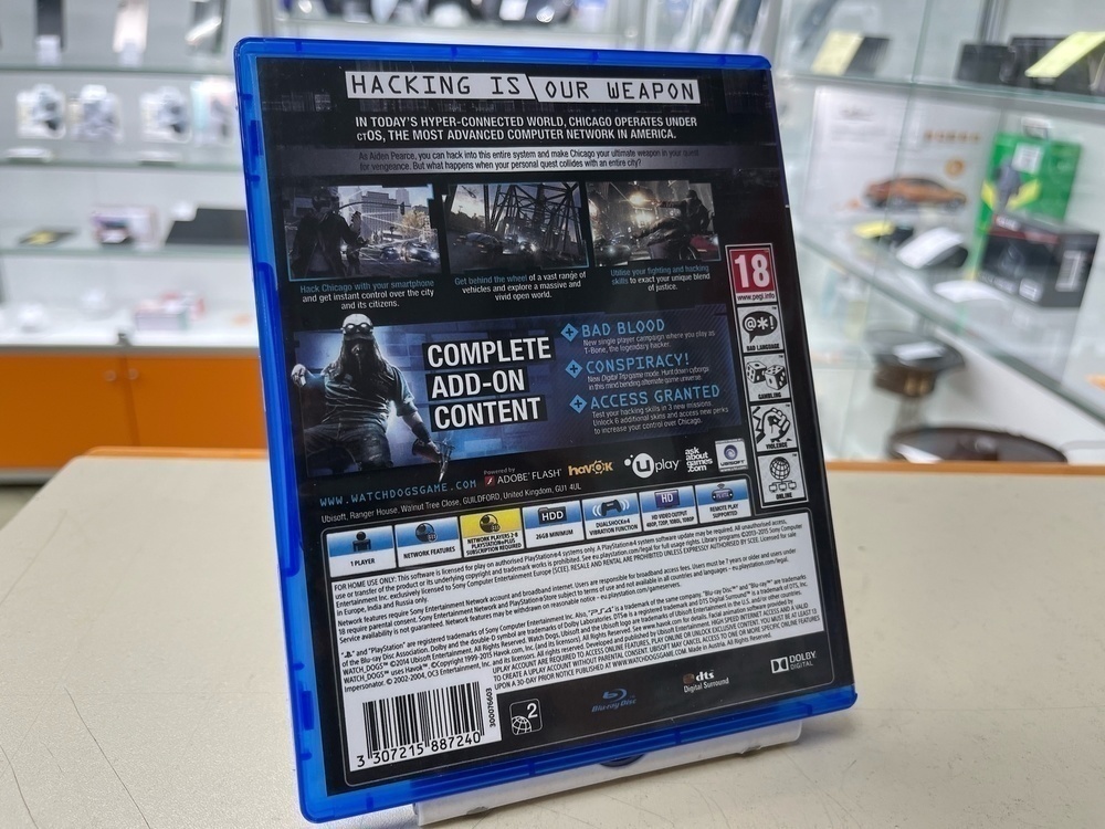 Игра Playstation 4 Watch Dogs Complete Edition