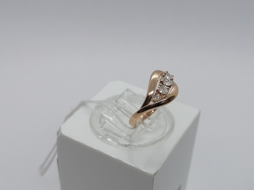 КОЛЬЦО БРИЛЛИАНТ Au 585