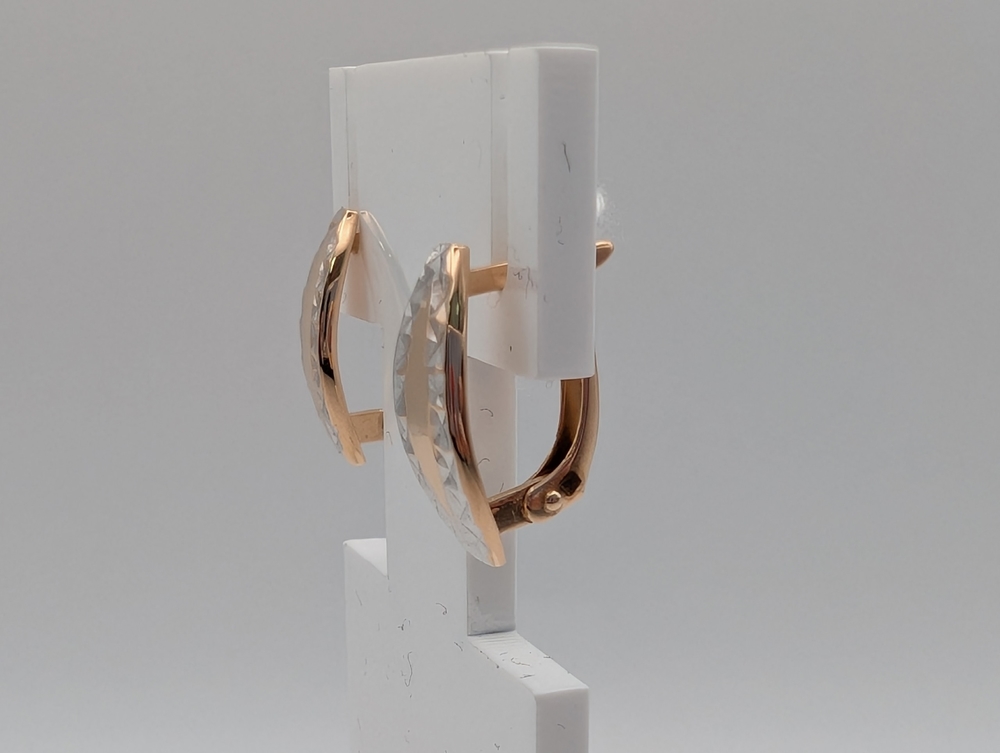 СЕРЬГИ БЕЗ КАМНЯ (Au 585)