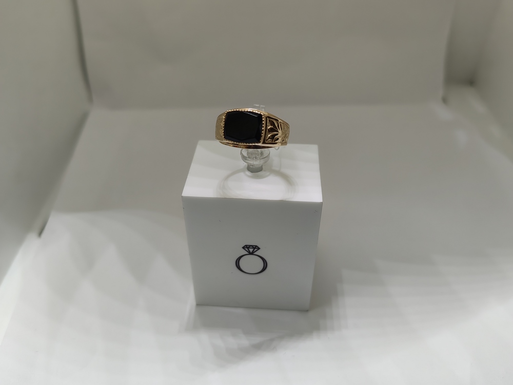 ПЕЧАТКА С КАМНЕМ (Au 585)