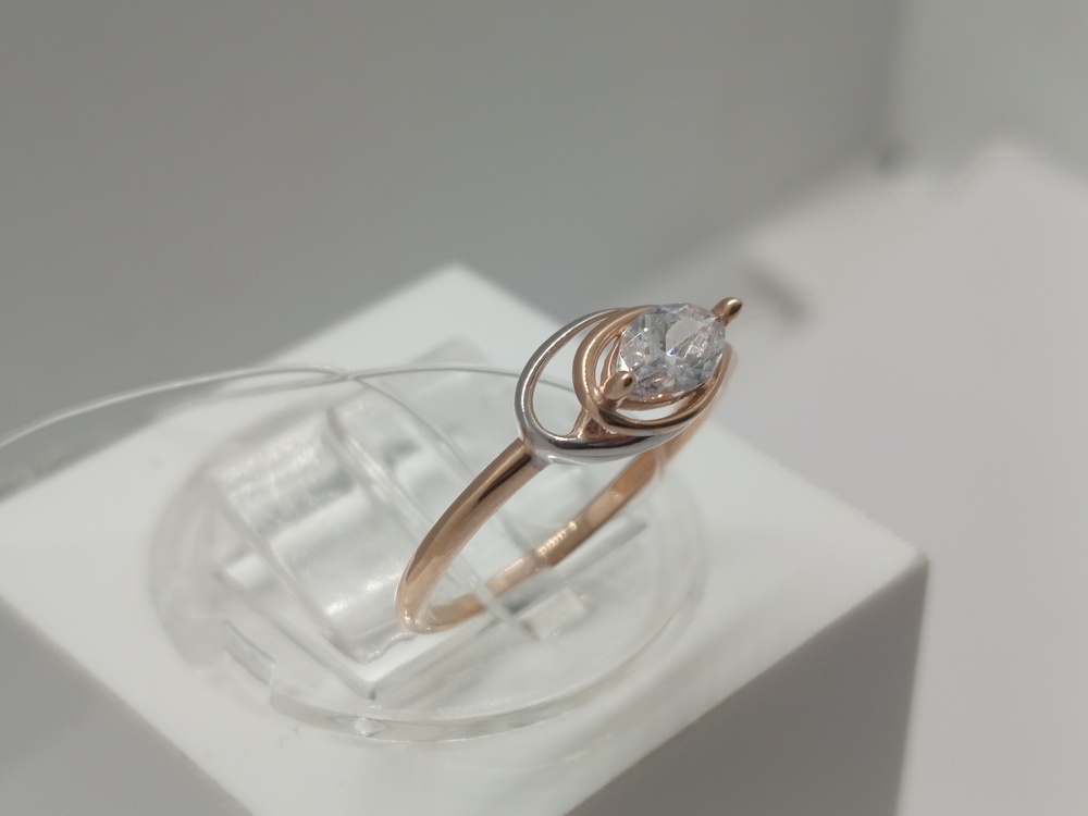 КОЛЬЦО С КАМНЕМ (Au 585)