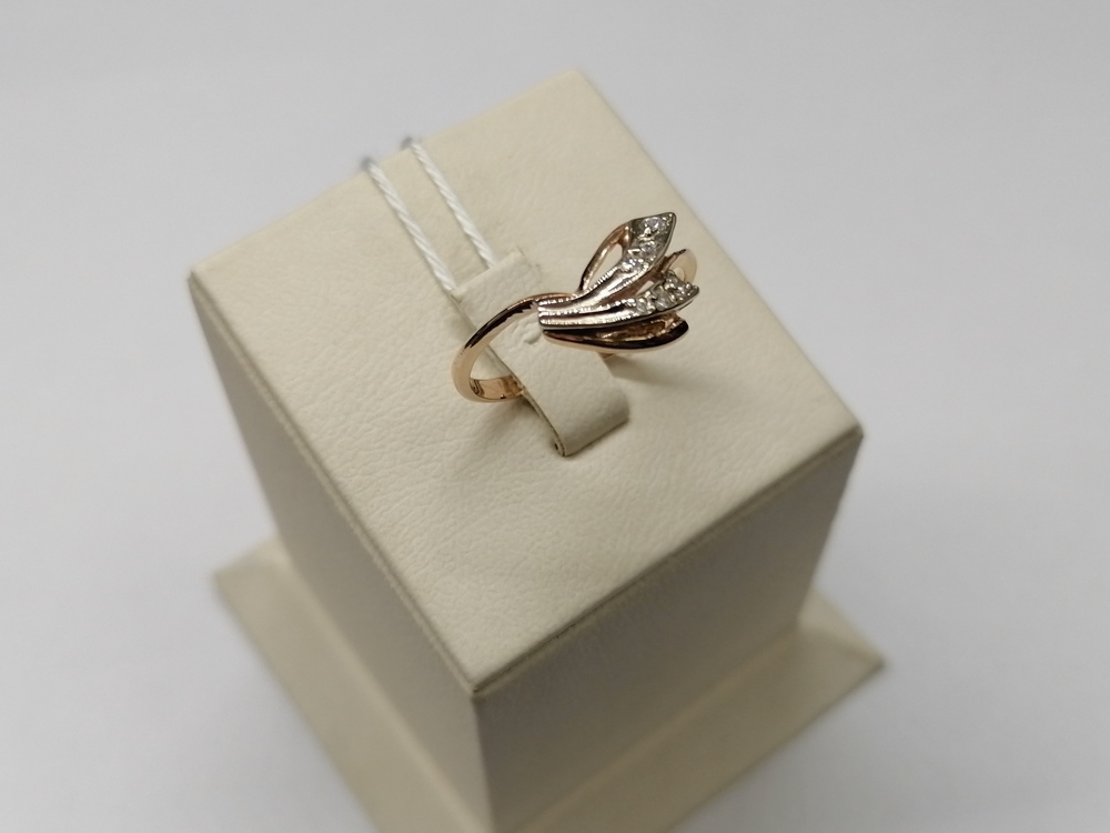 КОЛКМИ585 КОЛЬЦО С КАМНЯМИ (Au 585)