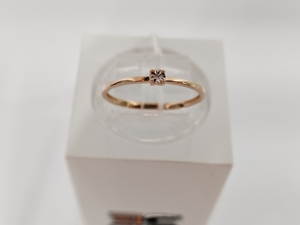 КОЛКМ585 КОЛЬЦО С КАМНЕМ (Au 585)