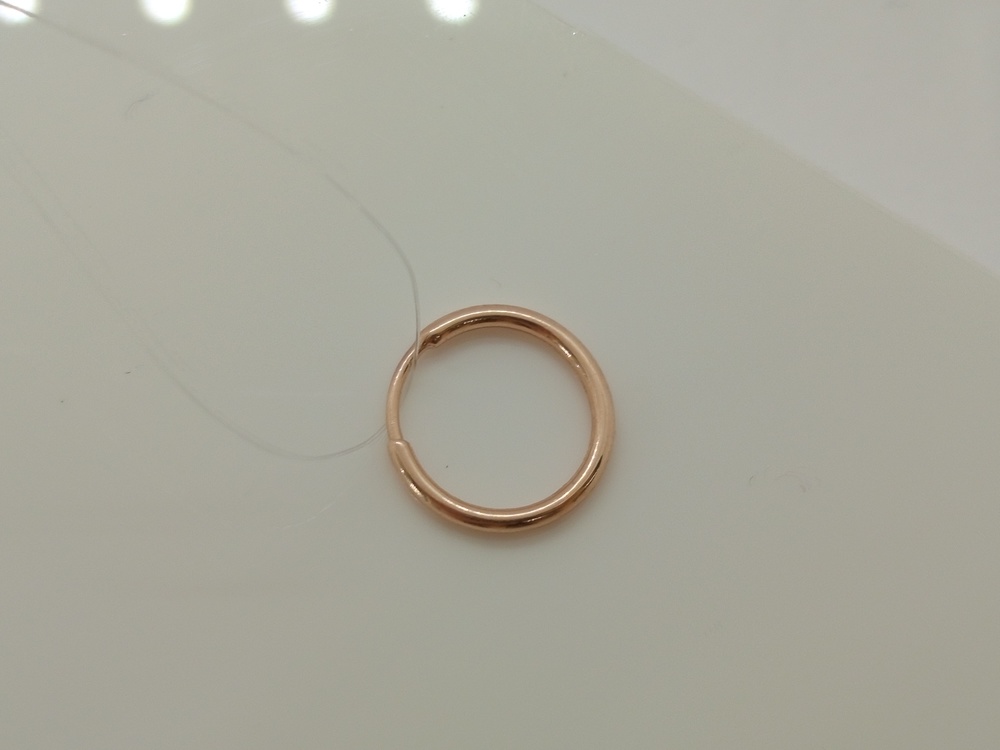 СЕРЬГИ серьга без камня (Au 585)