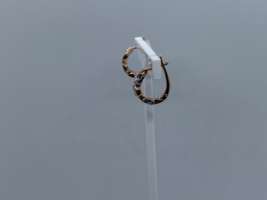 СЕРЬГИ С КАМНЯМИ (Au 585)