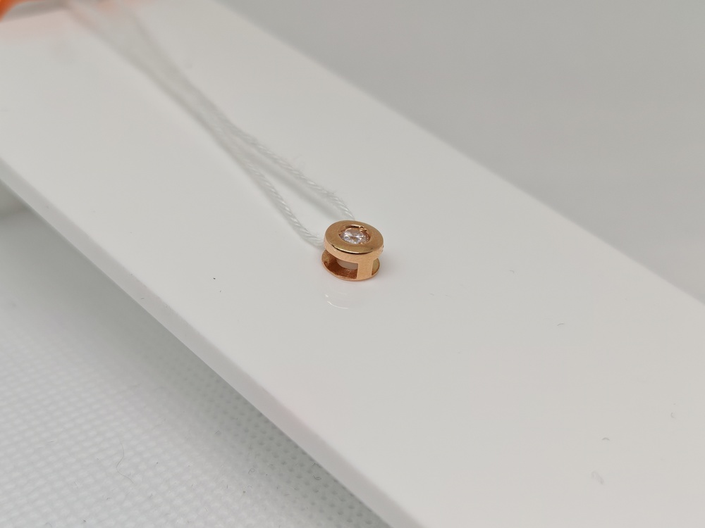 ПОДКМ585 ПОДВЕСКА С КАМНЕМ (Au 585)