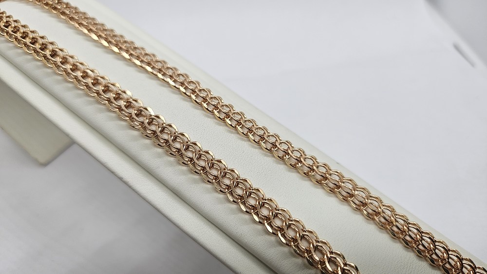 ЦЛИТ585 ЦЕПЬ ПОЛНОВЕСНАЯ Итальянка (Au 585)