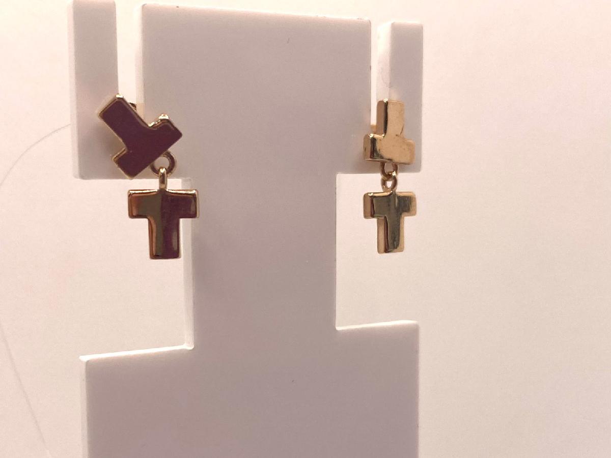 СЕРЬГИ БЕЗ КАМНЯ (Au 585)