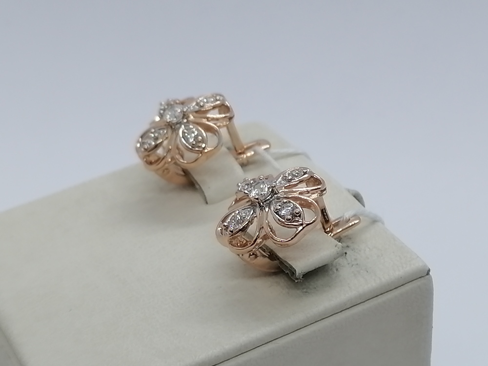 СКМИ585 СЕРЬГИ С КАМНЯМИ (Au 585) СКМИ585 СЕРЬГИ С КАМНЯМИ (Au 585)