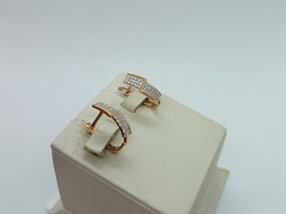 СЕРЬГИ С КАМНЯМИ (Au 585)