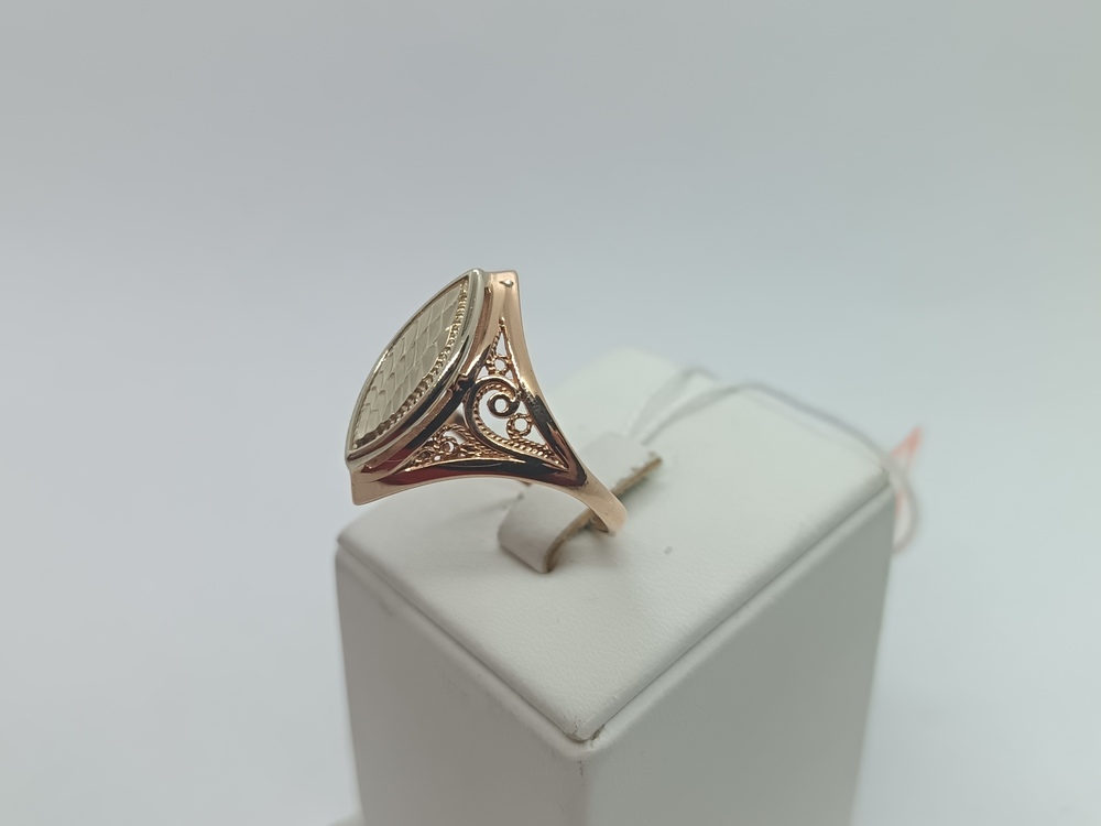 КОЛБКМ585 КОЛЬЦО БЕЗ КАМНЯ (Au 585)