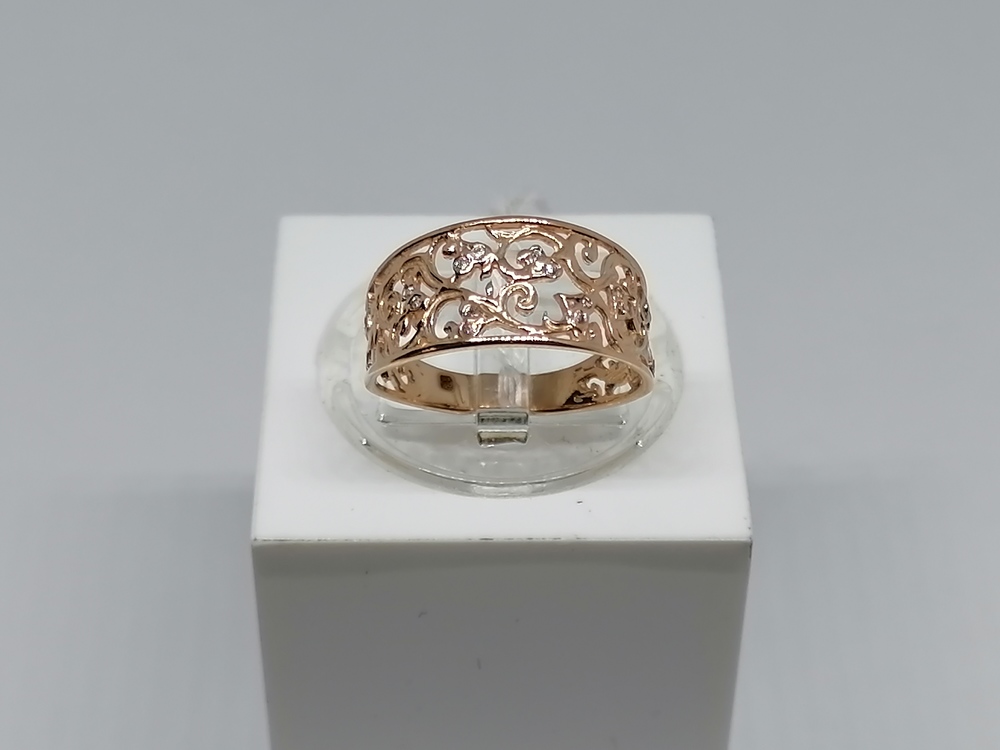 КОЛКМИ585 КОЛЬЦО С КАМНЯМИ (Au 585)