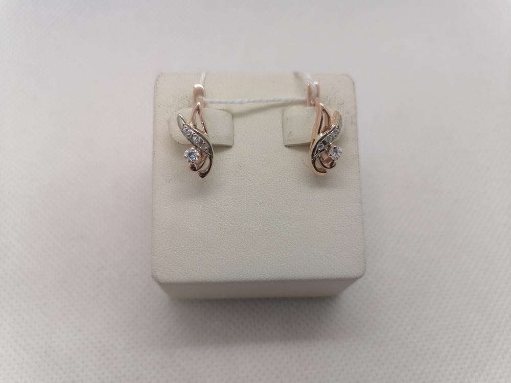 СЕРЬГИ С КАМНЯМИ (Au 585)