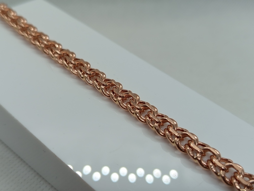 БРАСЛЕТ ПУСТОТЕЛЫЙ Бисмарк Au 585